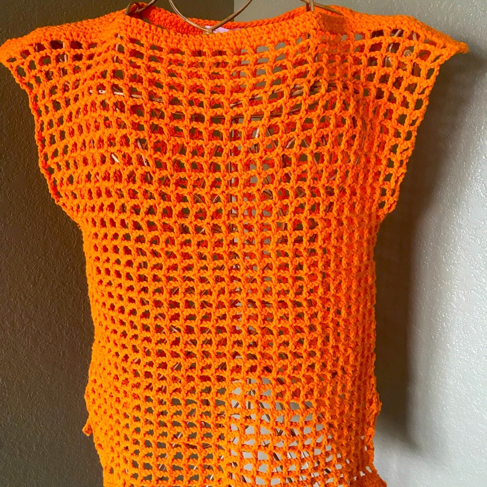 Beautiful Crochet 🧶 cardigan/ Swim Coverup!